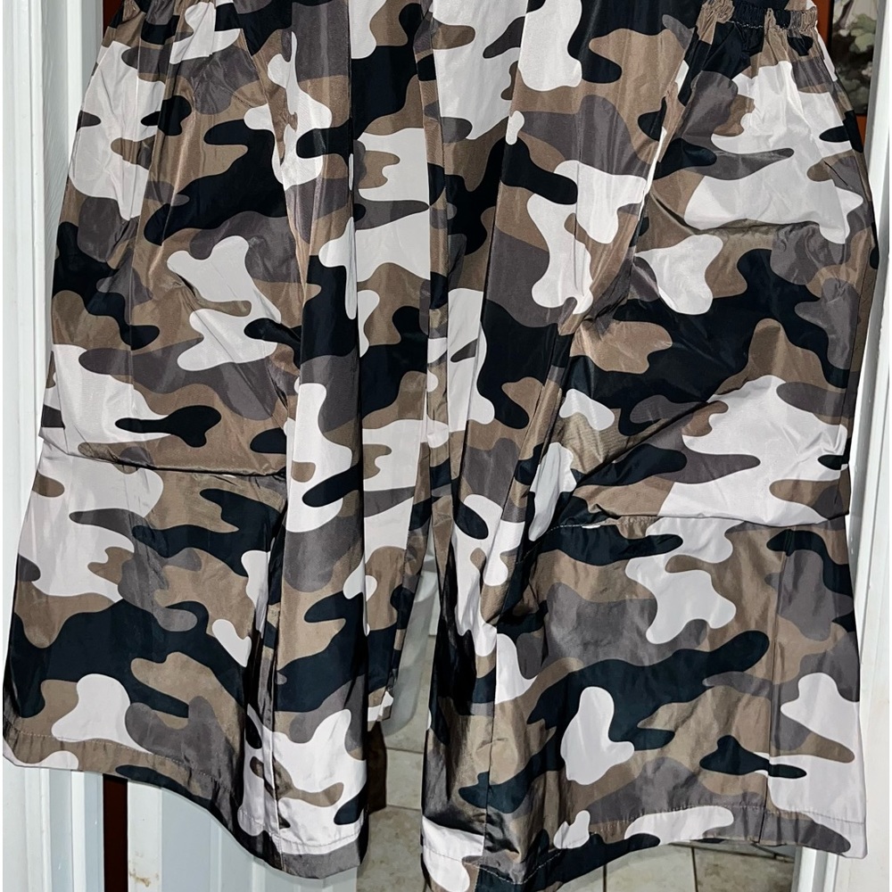 Planet,by Lauren G Camo Big Pocket Pants Wide Leg